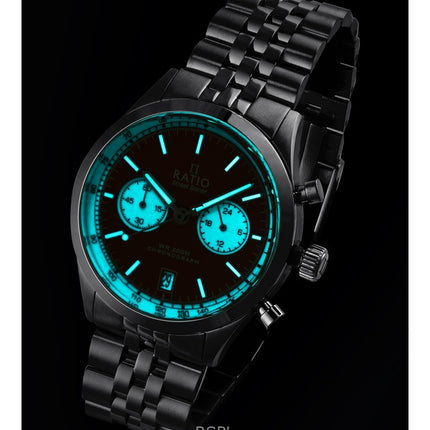 Ratio Street Racer Chronograph RTC018 200M ur med omvendt panda-urskive