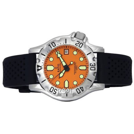 Ratio FreeDiver Professional Sapphire Orange Dial Automatisk RTF011 500M herreur