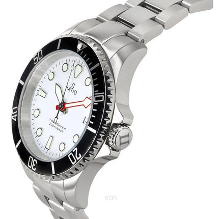 Ratio FreeDiver Sapphire Rustfrit Stål White Dial Quartz RTF037 200M herreur