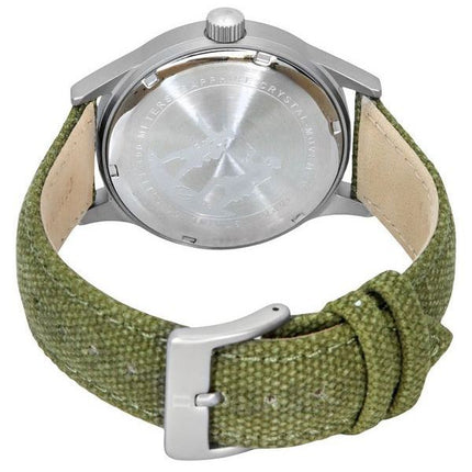 Ratio Quest Herre Field Watch Sapphire Canvas Rem Khaki Green Dial Quartz RTQ029 100M Lewis And Clark Edition