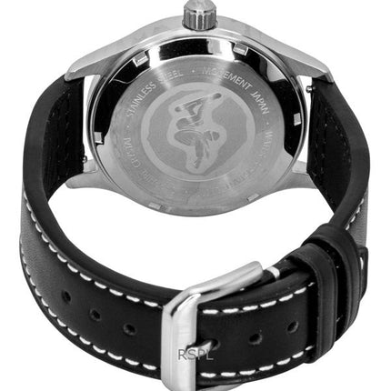 Ratio Skysurfer Pilot Sort Sunray Dial Læder Automatisk RTS314 200M herreur