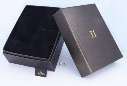 Ratio Skysurfer Pilot Sort Sunray Dial Læder Automatisk RTS314 200M herreur