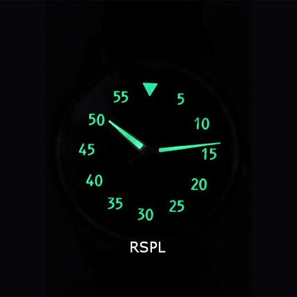 Ratio Skysurfer Pilot Blue Sunray Dial Læder Automatisk RTS318 200M herreur