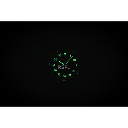 Ratio Skysurfer Pilot Sort Sunray Dial Læder Automatisk RTS321 200M herreur