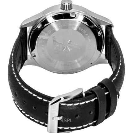 Ratio Skysurfer Pilot Sort Sunray Dial Læder Automatisk RTS321 200M herreur