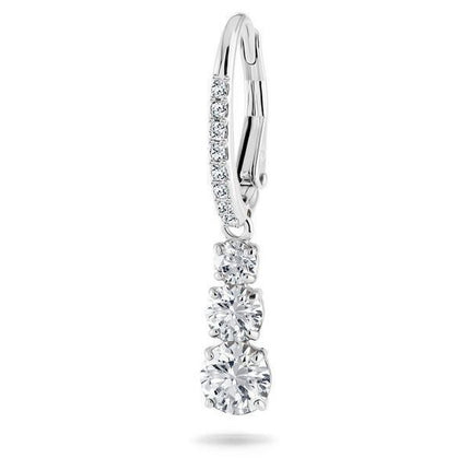 Swarovski Stilla Attract Rhodium Belagte Og Zirconia Hoop Øreringe 5416155 Til Damer