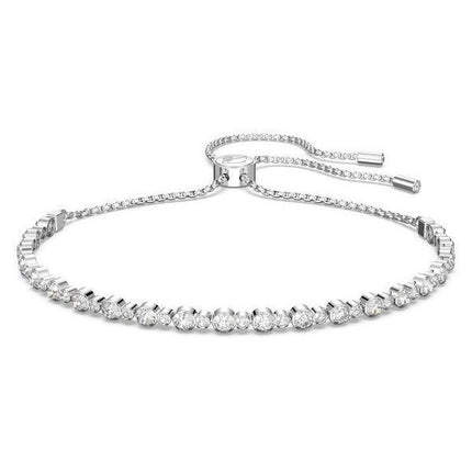 Swarovski Matrix klare krystAlleer og rhodineret tennisarmbånd 5465384 til kvinder
