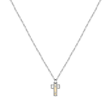 Morellato guld rustfrit stål og 750 guld halskæde SATM02 til mænd