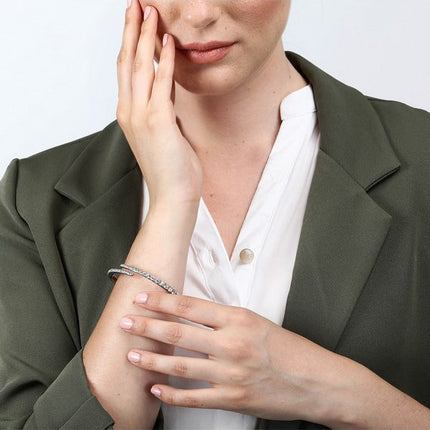 Morellato Poetica Rustfrit Stål Cool Tennis Armbånd SAUZ36 Til Damer