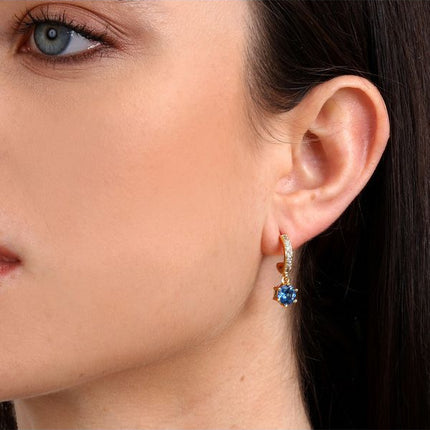 Morellato Colori Gold Tone rustfrit stål øreringe SAVY07 til kvinder