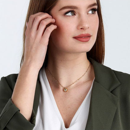 Morellato Istanti guld tone rustfrit stål halskæde SAVZ03 til kvinder