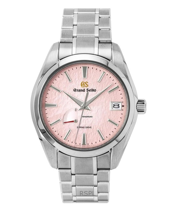 Grand Seiko Heritage Limited Edition 20-års jubilæums titanium pink urskive automatisk SBGA497G 100M herreur