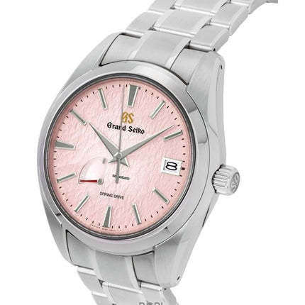 Grand Seiko Heritage Limited Edition 20-års jubilæums titanium pink urskive automatisk SBGA497G 100M herreur