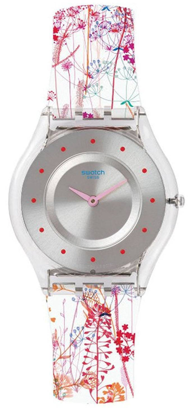 Swatch skind klassiske Jardin Fleuri kvarts SFE102 kvinders Watch