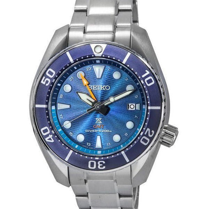 Seiko Prospex Sea Aqua Sumo GMT Blue Dial Solar Diver's SFK001J1 200M herreur