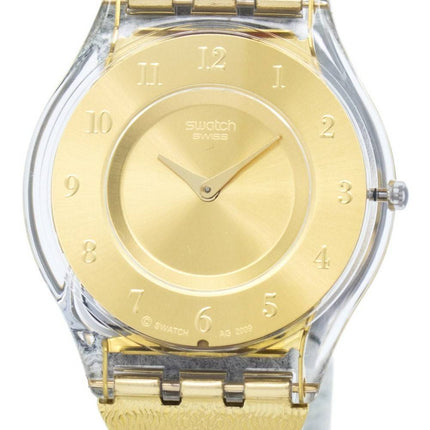 Swatch huden varm glød kvarts SFK355G kvinders Watch