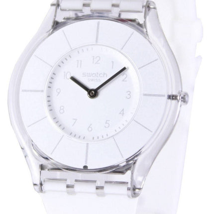 Swatch klassisk hvid elegance schweizisk Quartz SFK360 kvinders ur