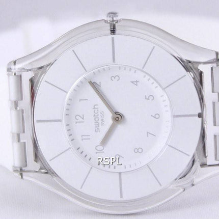 Swatch klassisk hvid elegance schweizisk Quartz SFK360 kvinders ur