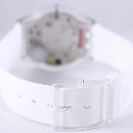 Swatch klassisk hvid elegance schweizisk Quartz SFK360 kvinders ur