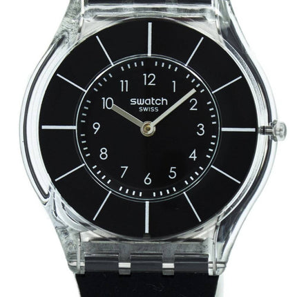 Swatch hud sort elegance kvarts SFK361 kvinders Watch