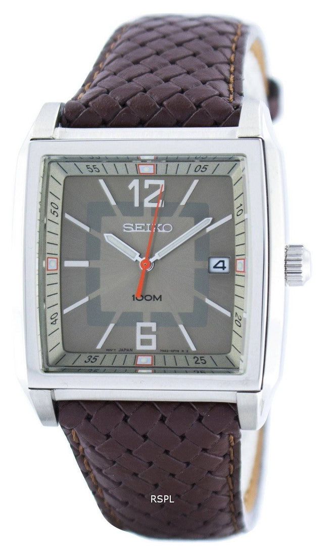 Seiko Quartz Square form SGED77 SGED77P1 SGED77P Herreur
