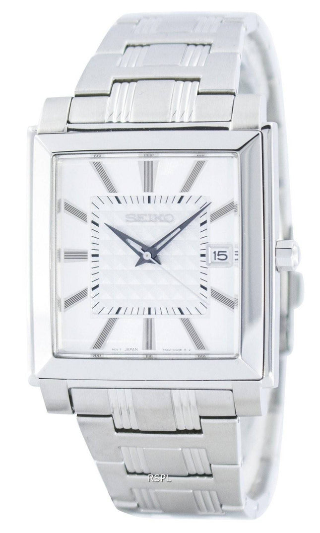 Seiko Quartz Square form SGEE03 SGEE03P1 SGEE03P Herreur