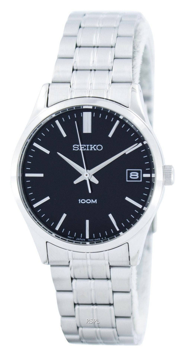 Seiko Quartz Black Dial SGEF01 SGEF01P1 SGEF01P Herreur