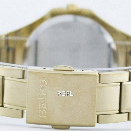 Seiko Quartz Analog guld Tone SGEF64 SGEF64P1 SGEF64P Herreur