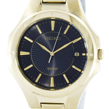 Seiko Quartz Analog guld Tone SGEF66 SGEF66P1 SGEF66P Herreur