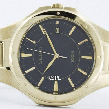 Seiko Quartz Analog guld Tone SGEF66 SGEF66P1 SGEF66P Herreur