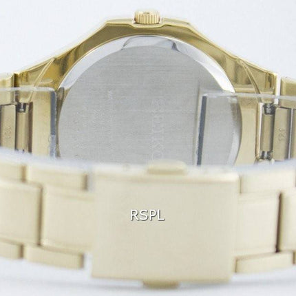 Seiko Quartz Analog guld Tone SGEF66 SGEF66P1 SGEF66P Herreur