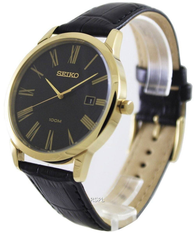 Seiko Montre Quartz Black Dial SGEH14P1 SGEH14P Herreur