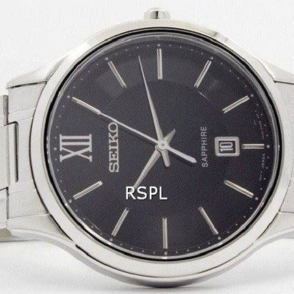Seiko Quartz safir glas sort urskive SGEH53P1 SGEH53P Herreur