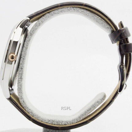 Seiko Quartz safir glas sølv Dial SGEH55P1 SGEH55P Herreur