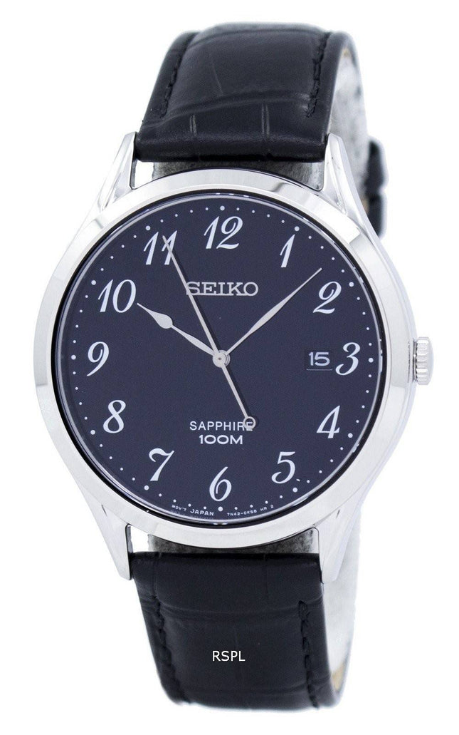 Seiko Classic kvarts analoge SGEH77 SGEH77P1 SGEH77P Herreur