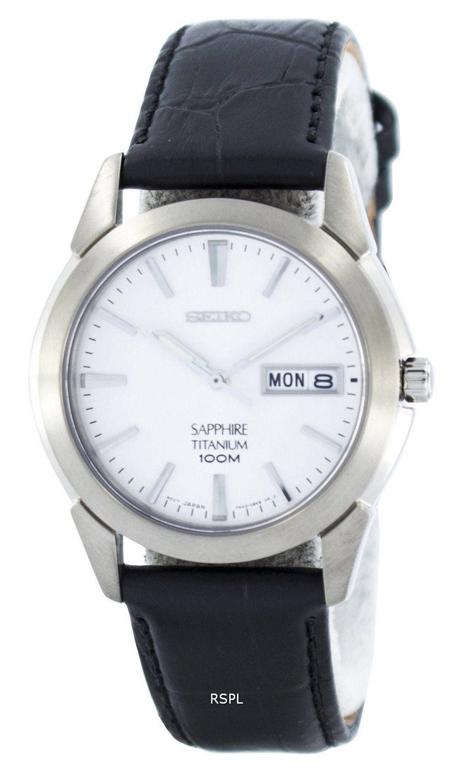 Seiko Titanium kvarts safir SGG727P2 Herreur