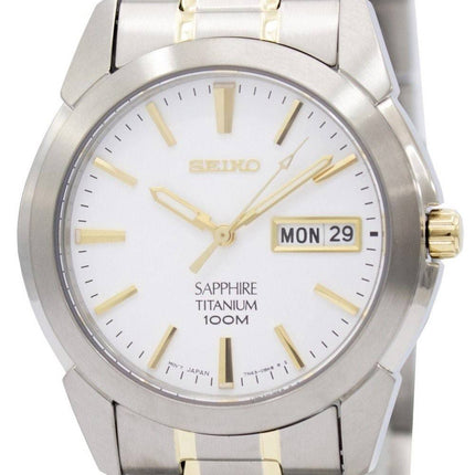 Seiko Titanium safir SGG733P1 SGG733 SGG733P Herreur