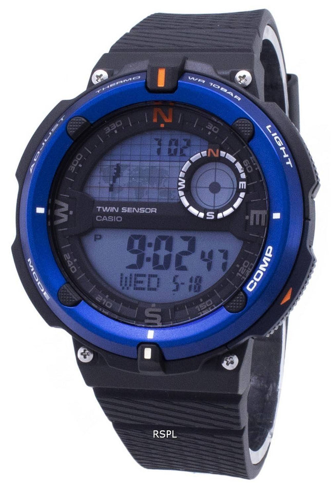 Casio udendørs SGW-600H-2A SGW600H-2A Twin Sensor Quartz Digital Herreur