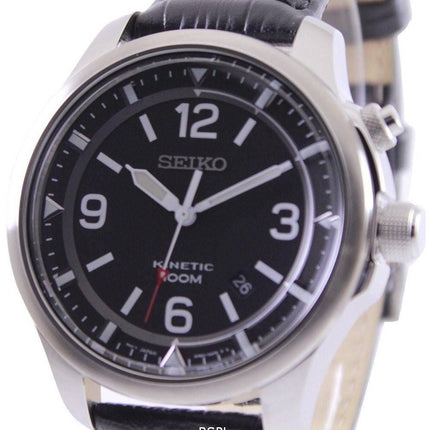 Seiko Neo Sports Kinetic 100M sort urskive SKA689 SKA689P1 SKA689P Herreur