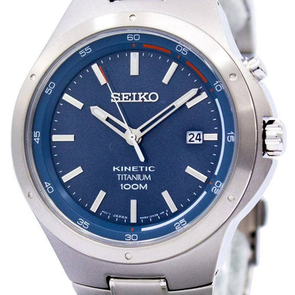 Seiko Kinetic Titanium magt Reserve SKA711 SKA711P1 SKA711P Herreur