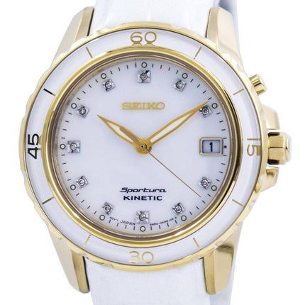 Seiko Sportura Kinetic Diamond Accent SKA876 SKA876P1 SKA876P kvinders Watch