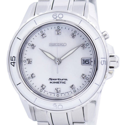 Seiko Sportura Kinetic Diamond Accent SKA881 SKA881P1 SKA881P kvinders Watch