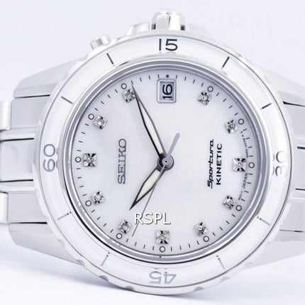 Seiko Sportura Kinetic Diamond Accent SKA881 SKA881P1 SKA881P kvinders Watch