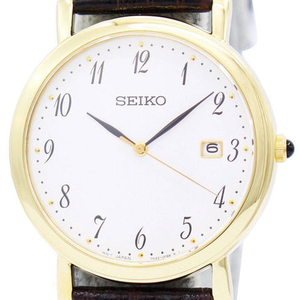 Seiko brun læder rem SKK648P1 SKK648P SKK648 Herreur