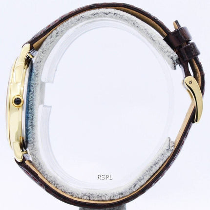 Seiko brun læder rem SKK648P1 SKK648P SKK648 Herreur