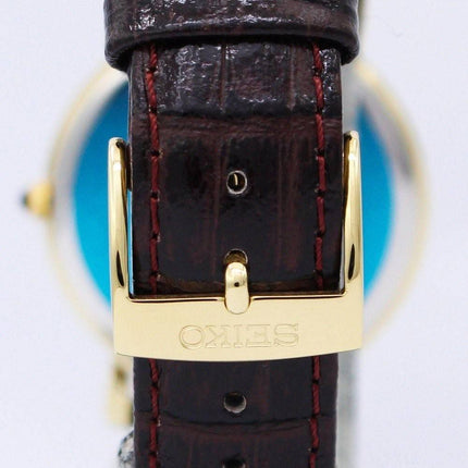 Seiko brun læder rem SKK648P1 SKK648P SKK648 Herreur