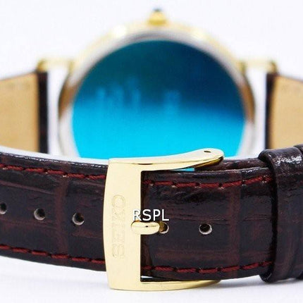 Seiko brun læder rem SKK648P1 SKK648P SKK648 Herreur