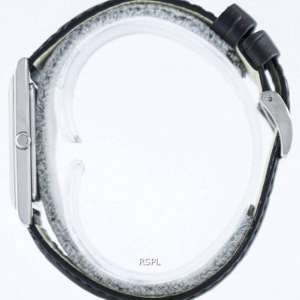 Seiko stilfulde rektangulære kvarts analoge SKP361 SKP361P1 SKP361P Herreur