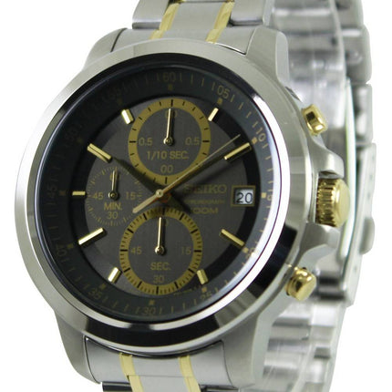 Seiko Chronograph Quartz grå Dial SKS449P1 SKS449P SKS449