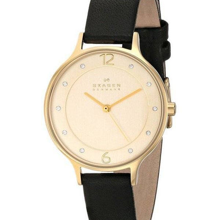 Skagen Anita guld-Tone krystalliseret SKW2266 damer ur